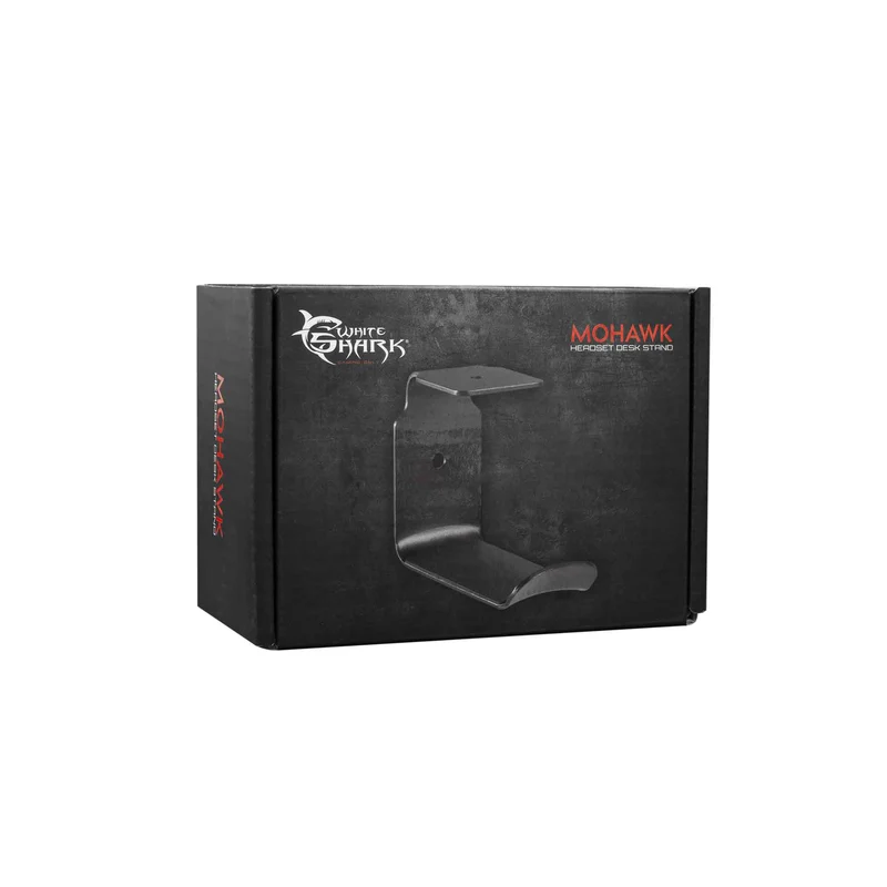 White Shark MOHAWK Headphones Desk Mount Black - 2053982