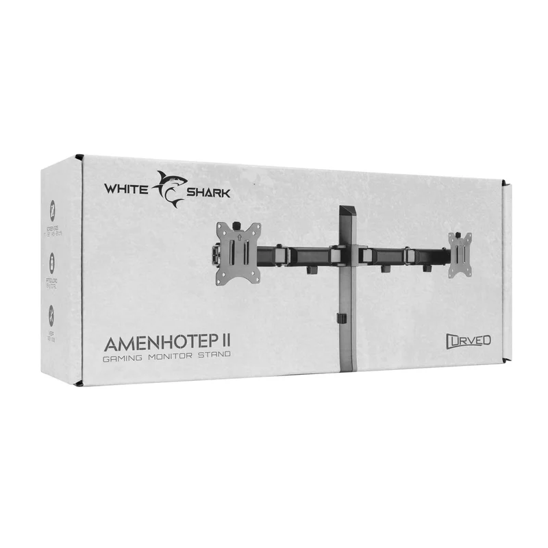 White Shark AMENHOTEP II Dual Monitor Mount VESA 100/32