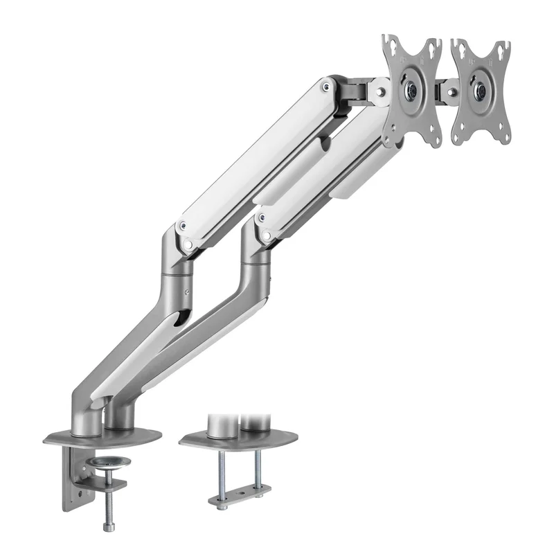 White Shark NEFERITES II Dual Monitor Mount VESA 100/32