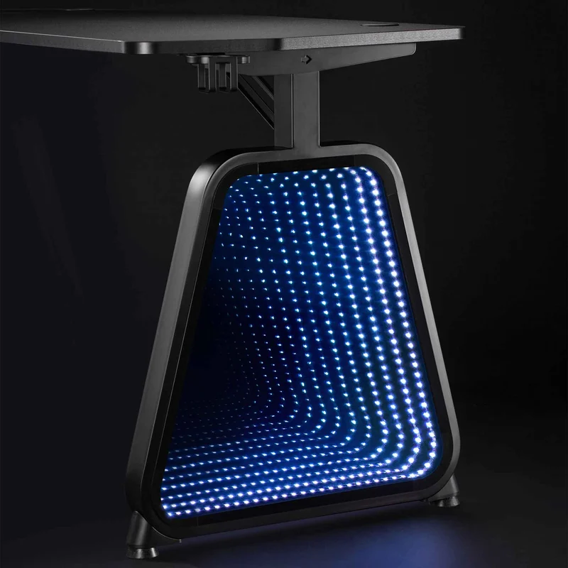 White Shark MEDUSA RGB Lighting Gaming Desk 136x60x75cm Black - 9450302