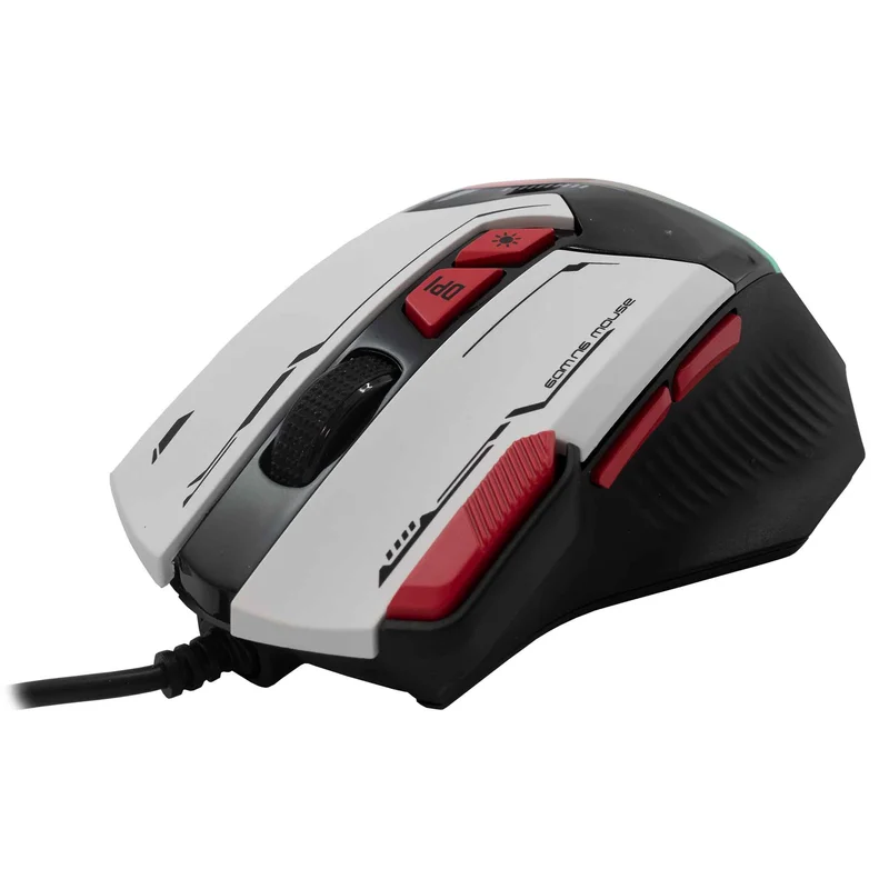 Baracuda MANTA Gaming Mice 8D 12.800dpi White - 9450377