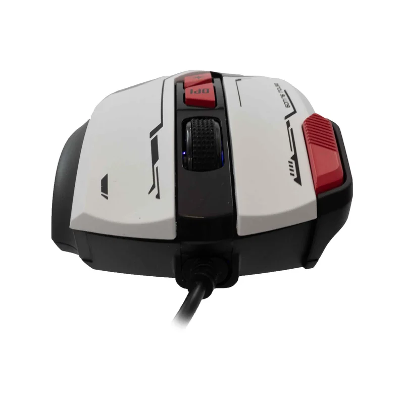 Baracuda MANTA Gaming Mice 8D 12.800dpi White - 9450377