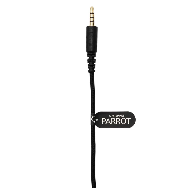 White Shark PARROT On-Ear Gaming Headset Black - 9450502