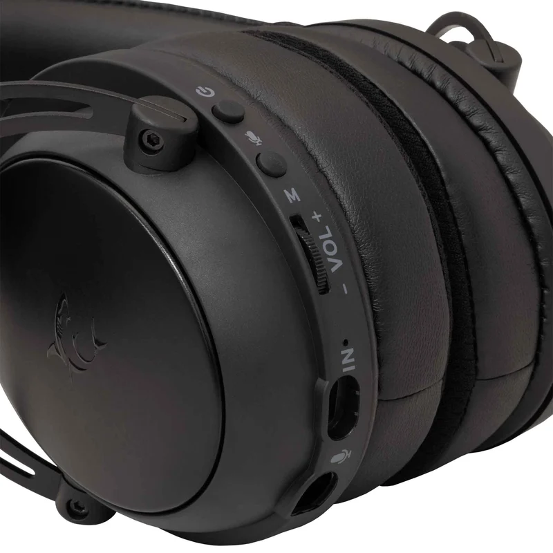 White Shark Premium GORILLA PRO Wireless Over-Ear Gaming Headset Black - 9450658