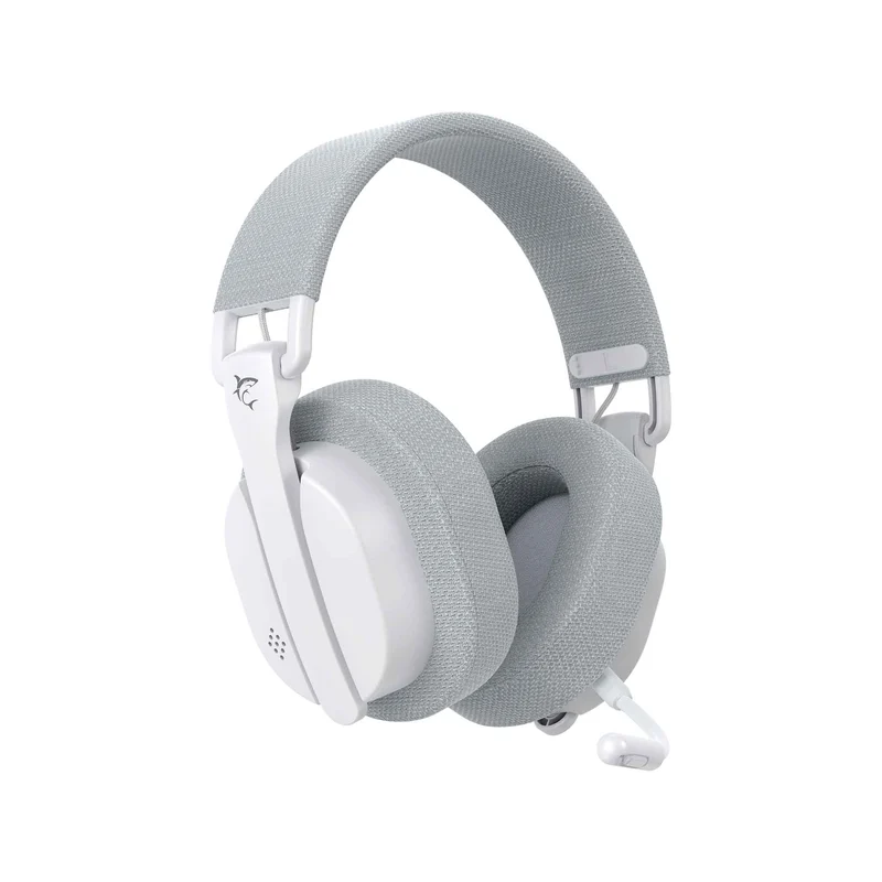 White Shark Premium FIRECREST Wireless Over-Ear Gaming Headset White/Grey - 9450675