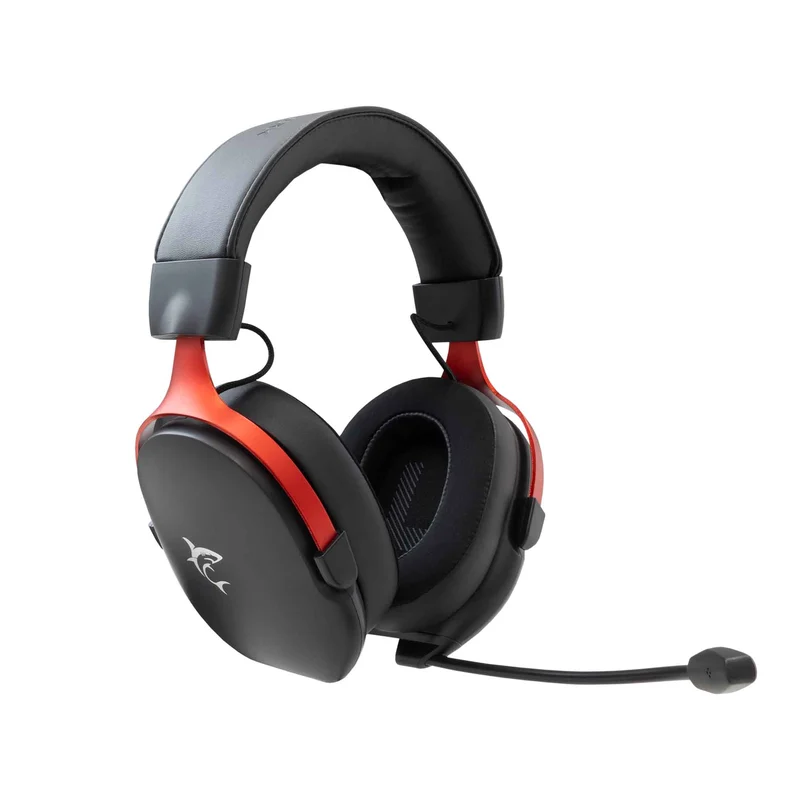 White Shark FOX Over-Ear Gaming Headset Black/Red - 9450738