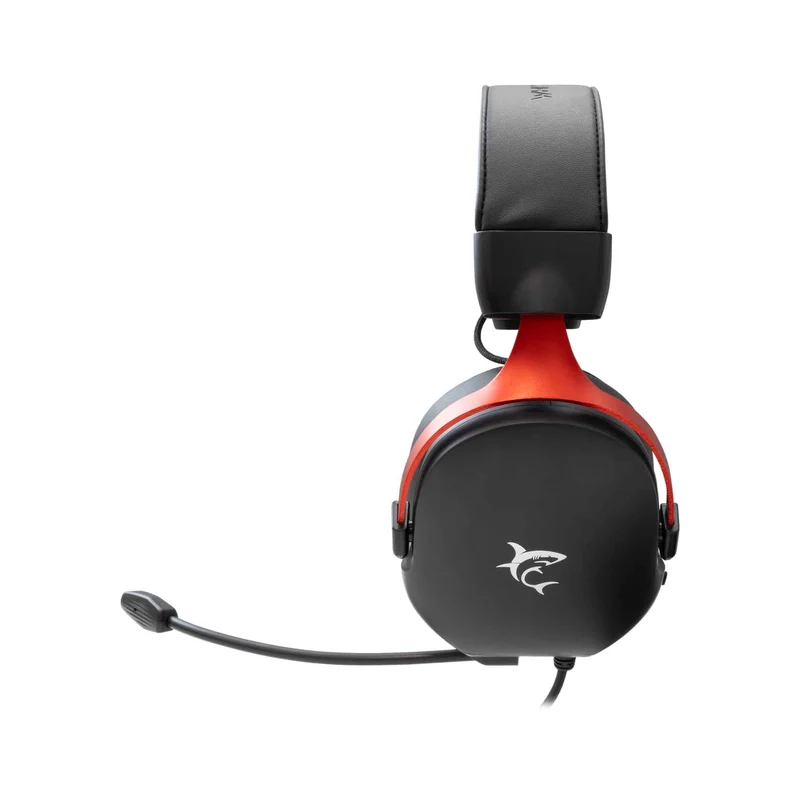 White Shark FOX Over-Ear Gaming Headset Black/Red - 9450738