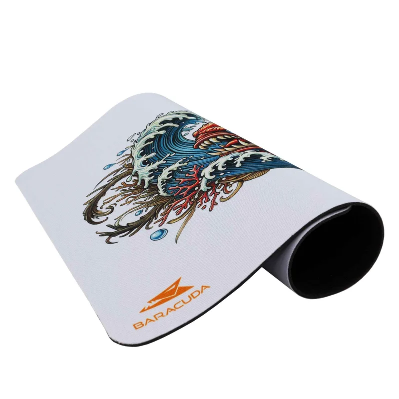 Baracuda CORAL M Gaming Mousepad 300x250mm Black/Red - 9450790