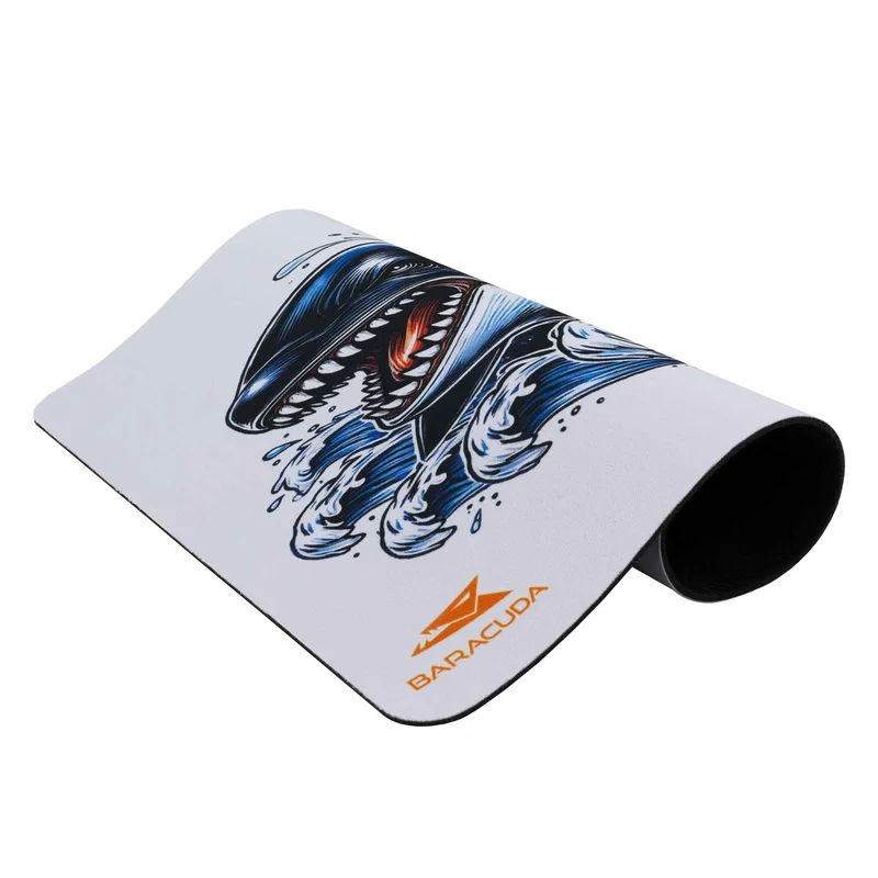 Baracuda ORCA M Gaming Mousepad 300x250mm Black/Red - 9450793