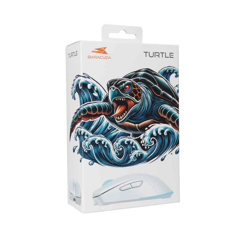 Baracuda TURTLE Wireless Gaming Mice 6D 3.200dpi White - 9450811