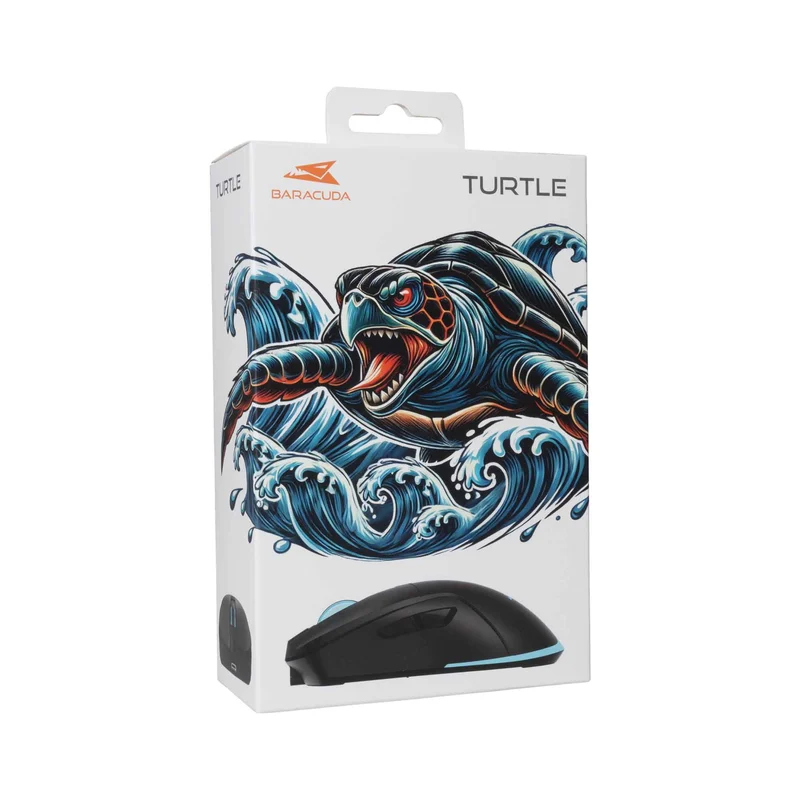 Baracuda TURTLE Wireless Gaming Mice 6D 3.200dpi Black - 9450812