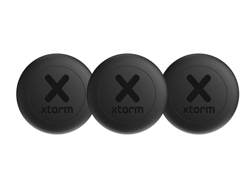 Xtorm TravelTag Tracker 3-Pack for iOS & Android Black - 9510195