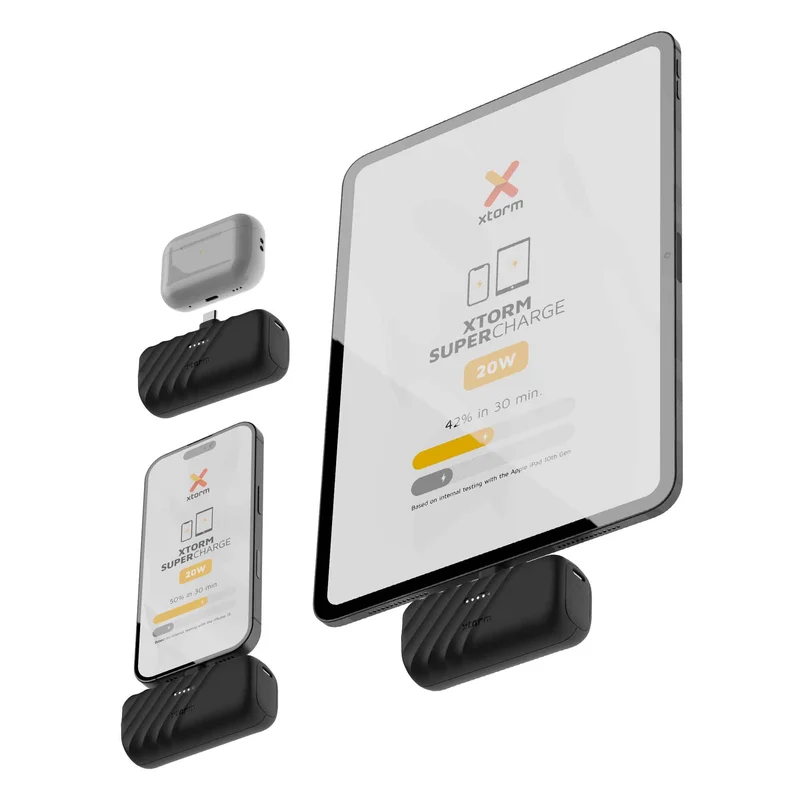 Xtorm Power Bank USB-C PD 20W 5.000mAh/2xUSB-C Black - 9510201