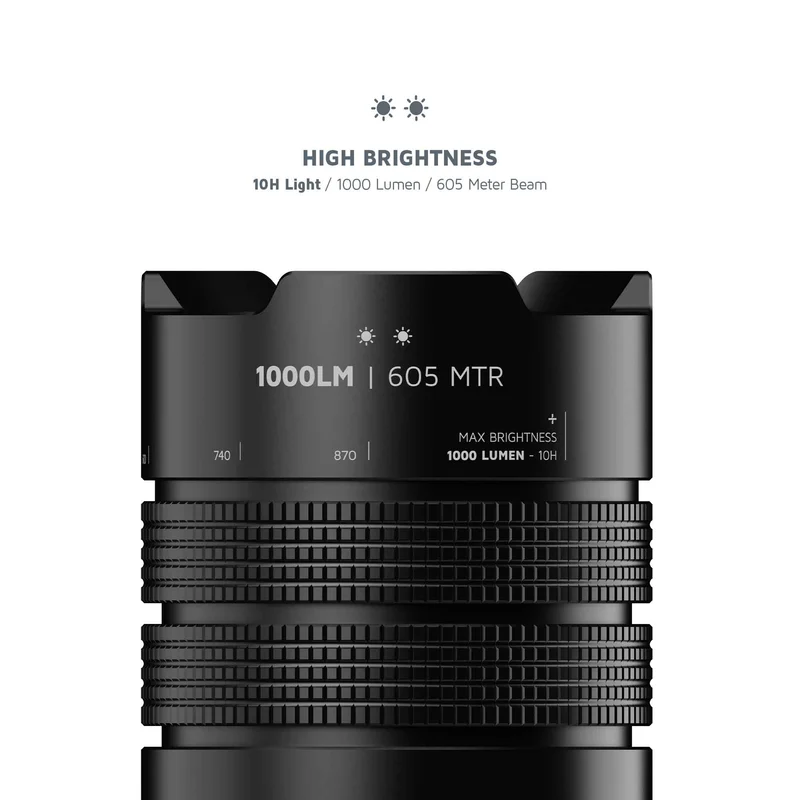 Xtorm Flashlight Power Bank 10.500mAh USB-C PD20W Black - 9510243