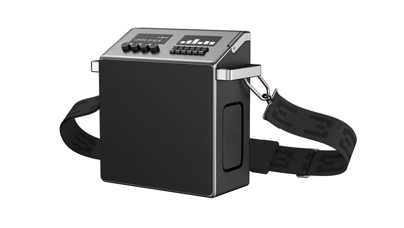 Mondo Bluetooth Speaker Medium Metal/Black - 8071442