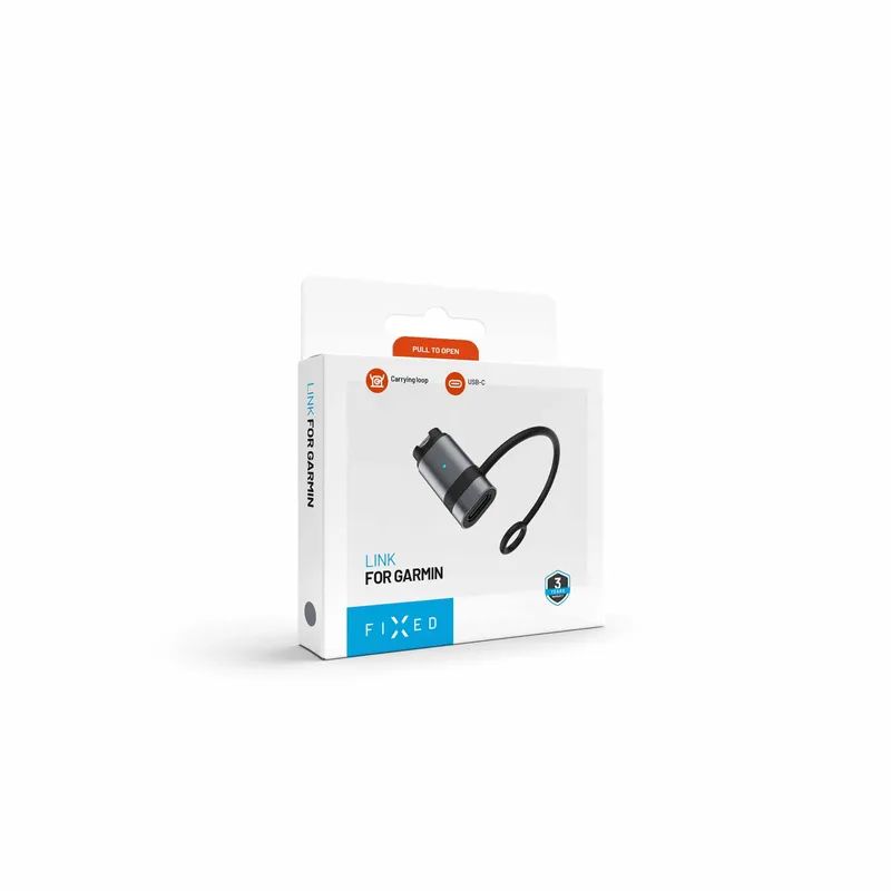 FIXED USB-C Charging Adapter for Garmin Smartwatch Black - 8019207