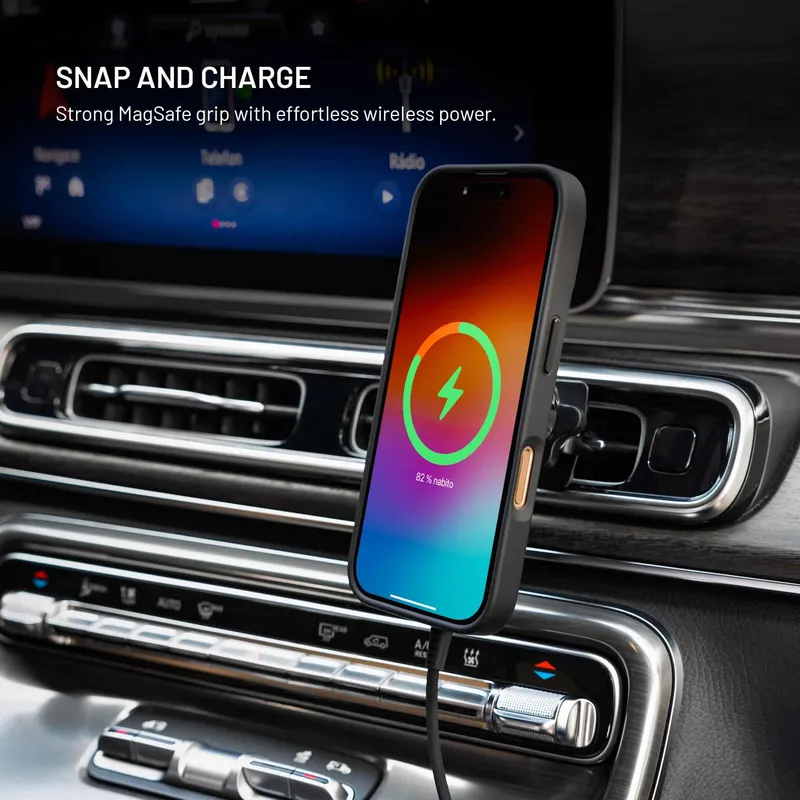 FIXED MagClick2 15W QI2 Airvent Car Mount Black - 8018846