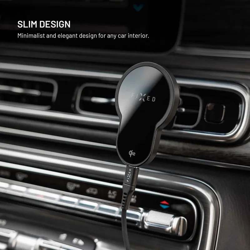 FIXED MagClick2 15W QI2 Airvent Car Mount Black - 8018846