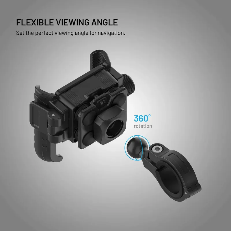 FIXED Bikee Anti-Shock Mount with Smart Lock Black - 8019208