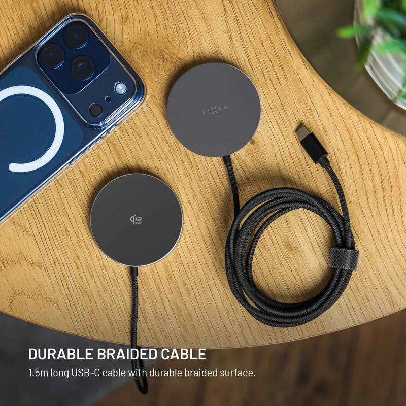 FIXED MagPad Slim Qi2.2 25W Wireless Charger Space Grey - 8019267
