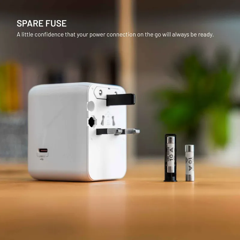 FIXED Travel Charger USB-C/-A 70W EU/UK/USA/AUS White - 8018910