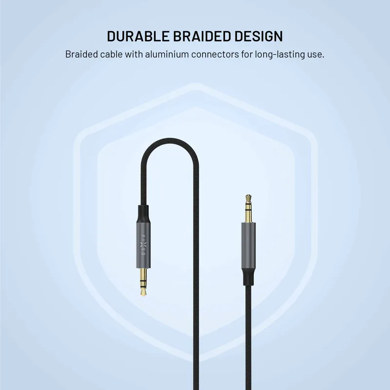 FIXED Link Premium 3.5mm Audio cable 1.5m Space Gray - 8019299