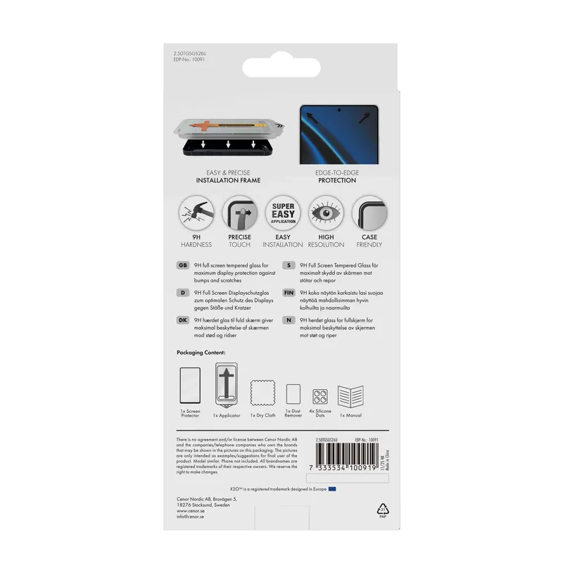X2O Full Screen Tempered Glass Samsung Galaxy S26 Ultra - 3410091