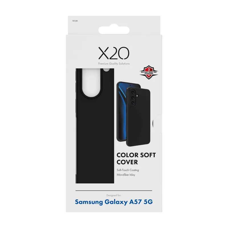 X2O Color Soft Cover Samsung Galaxy A57 5G Black - 3410128