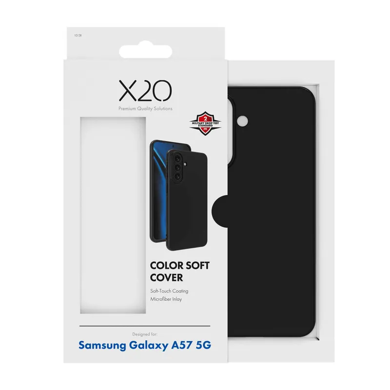 X2O Color Soft Cover Samsung Galaxy A57 5G Black - 3410128