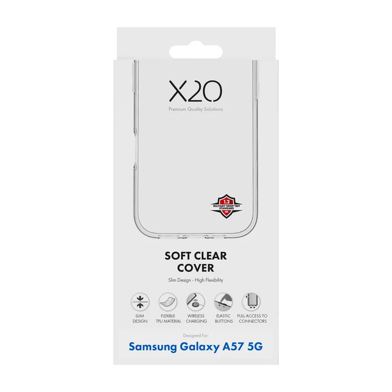 X2O Clear Soft Cover Samsung Galaxy A57 5G Clear - 3410133