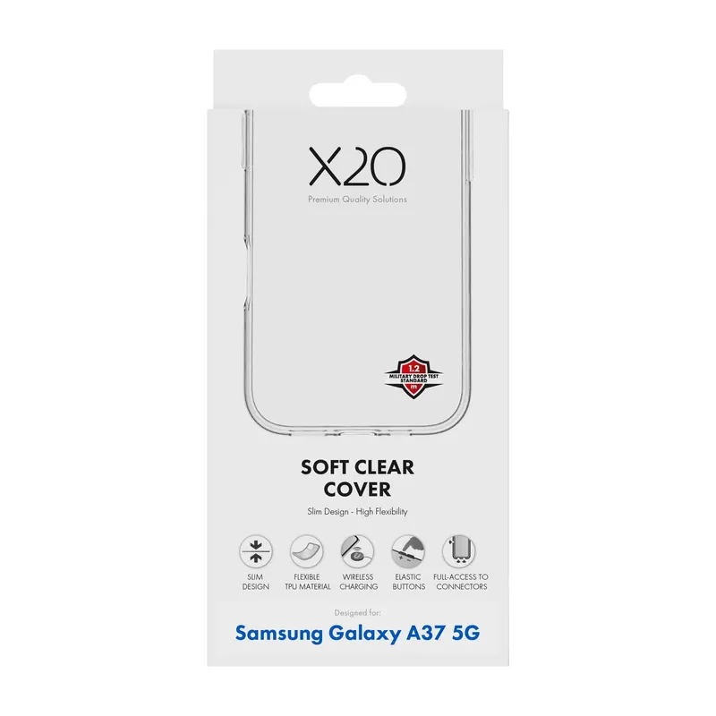 X2O Clear Soft Cover Samsung Galaxy A37 5G Clear - 3410141