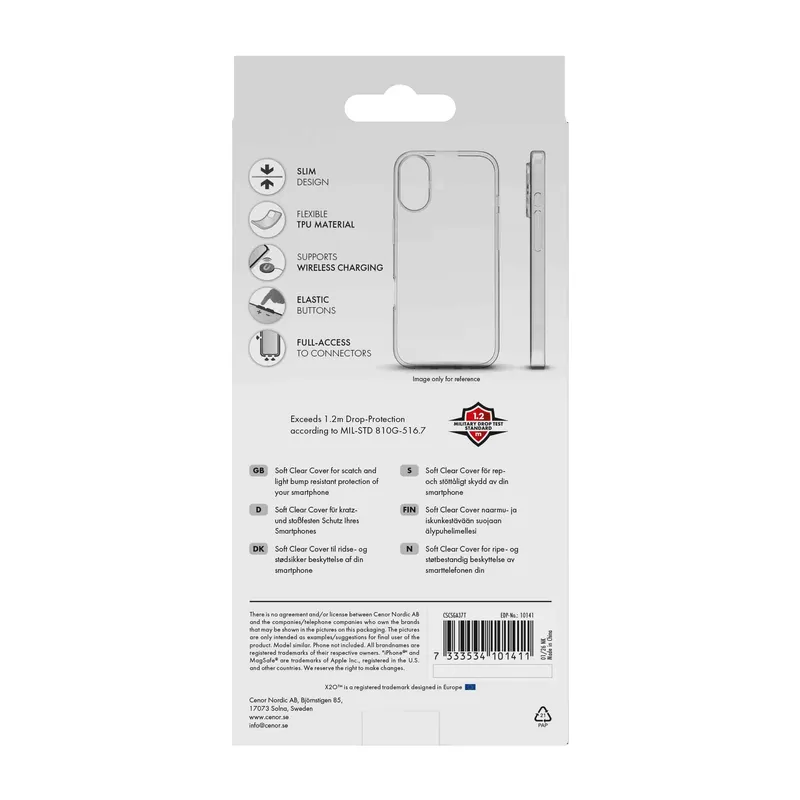 X2O Clear Soft Cover Samsung Galaxy A37 5G Clear - 3410141