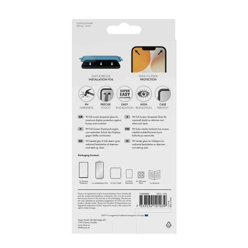 X2O Full Screen Tempered Glass Honor Magic8 Pro - 3410103