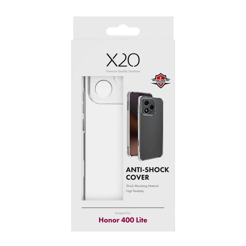 X2O Anti-Shock Cover Honor 400 Lite Clear - 3410071