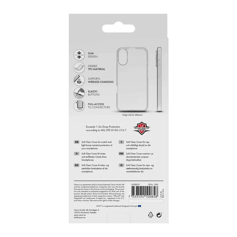 X2O Clear Soft Cover Honor X5c Plus Clear - 3410085