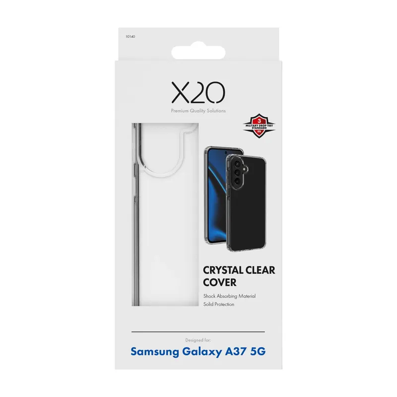 X2O Crystal Clear Cover Samsung Galaxy A37 5G Clear - 3410140