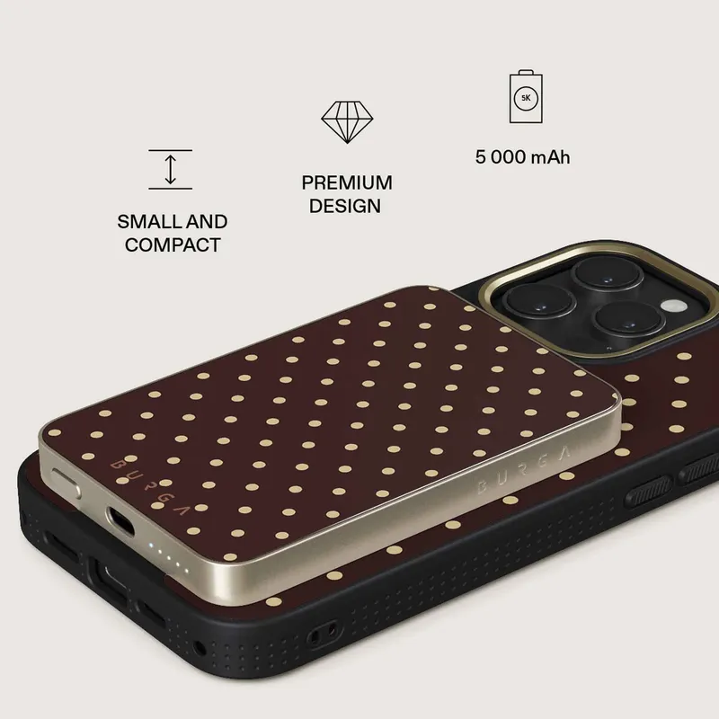 Burga Sorry Busy - MagSafe Power Bank 5000 mAh Gold - 4108551