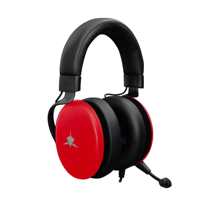 White Shark ELEPHANT Over-Ear Gaming Headset Red/Black - 9450803