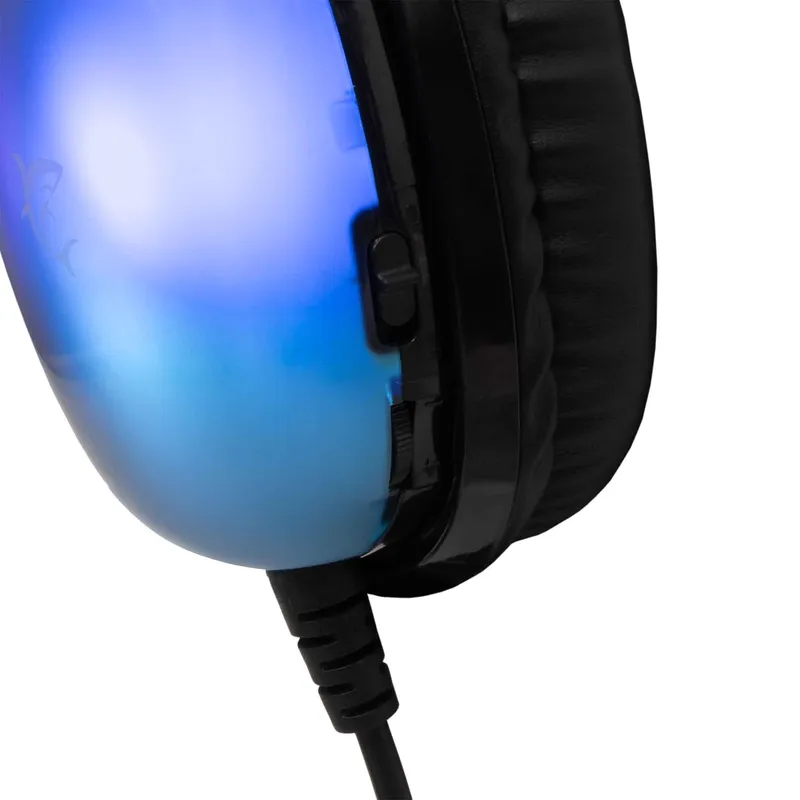 White Shark PEACOCK-2 Over-Ear RGB Gaming Headset Black - 9450743