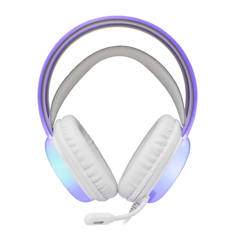 White Shark PEACOCK-2 Over-Ear RGB Gaming Headse White - 9450744