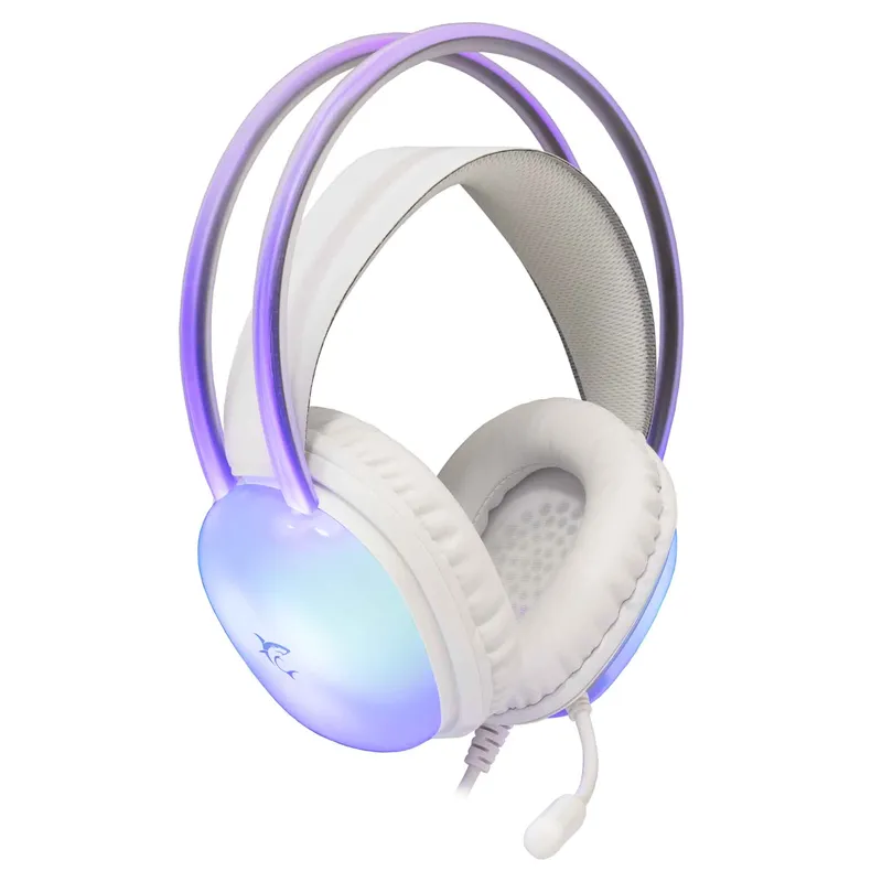 White Shark PEACOCK-2 Over-Ear RGB Gaming Headse White - 9450744