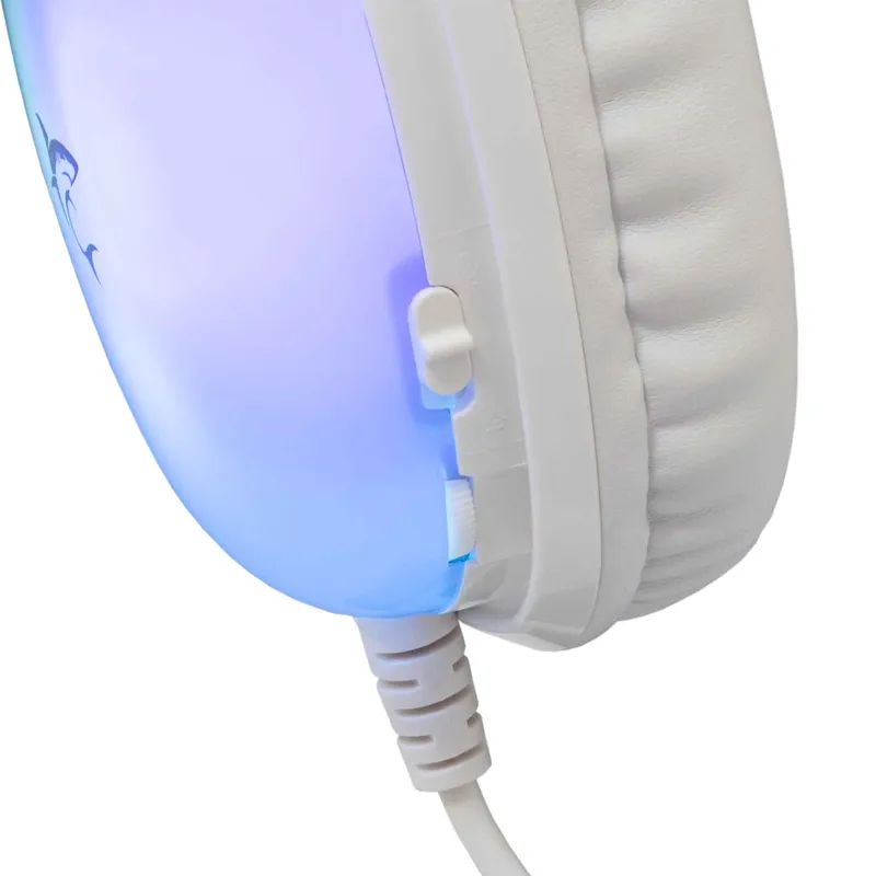 White Shark PEACOCK-2 Over-Ear RGB Gaming Headse White - 9450744
