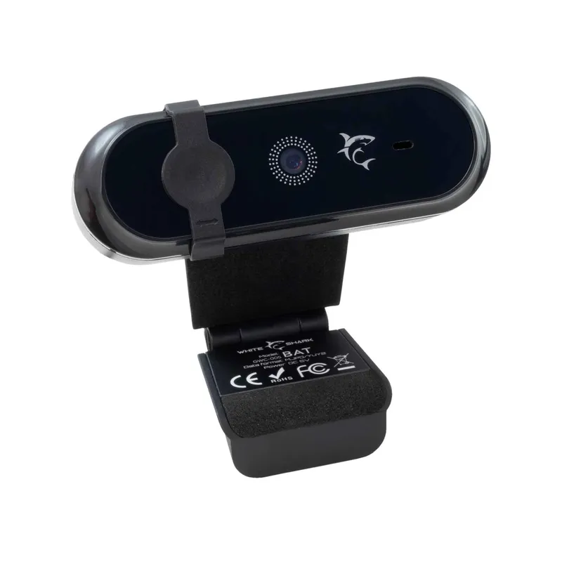 White Shark BAT Full HD USB Webcam Black - 9450682