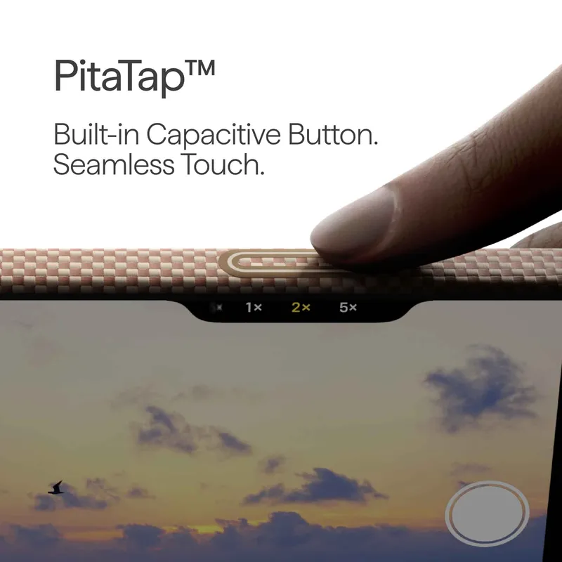 Pitaka Edge MagSafe Case Apple iPhone 17 Pro Max Golden Glint - 5436807