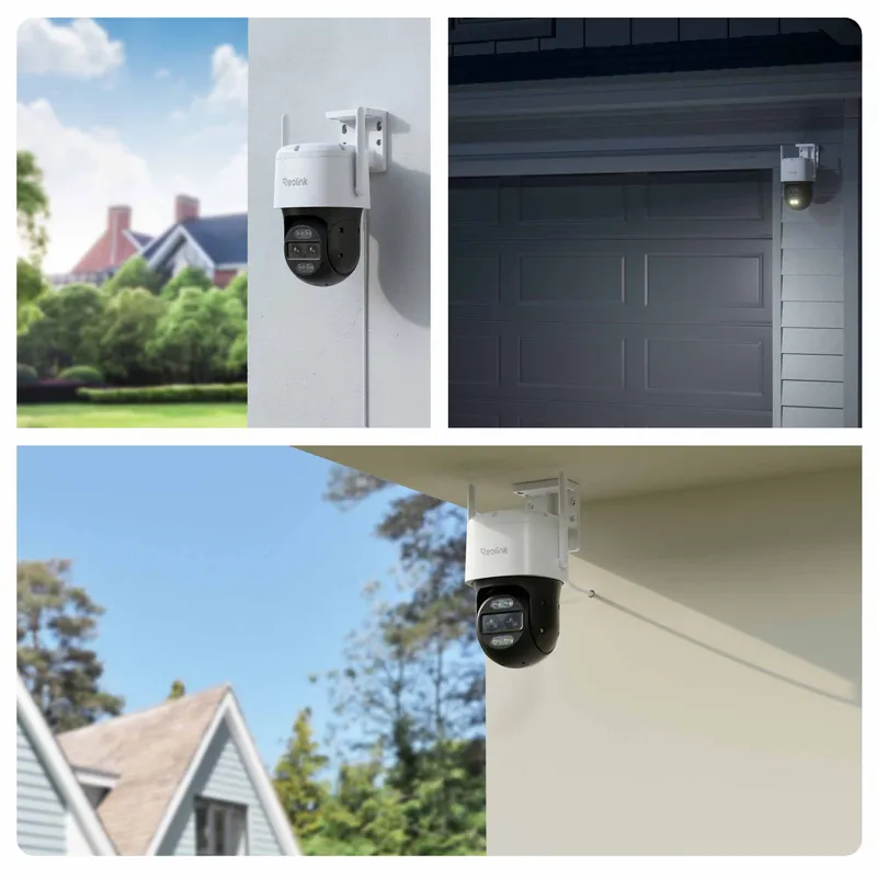 Reolink TrackMix PoE (P760) 4K Outdoor Cam Dual View White - 5398339