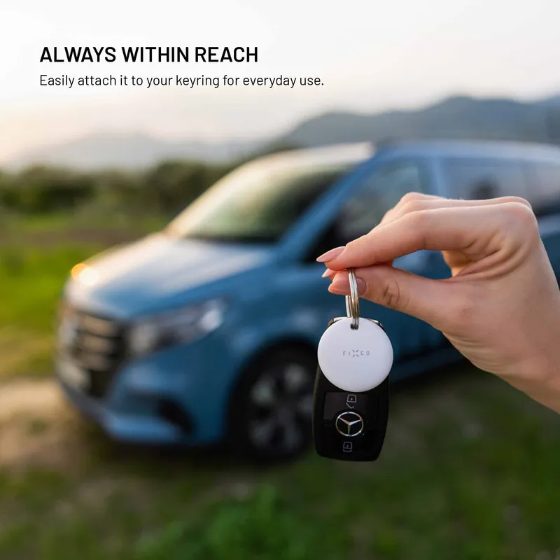 FIXED TAG Dual Tracker locator for Apple and Android White - 8018828