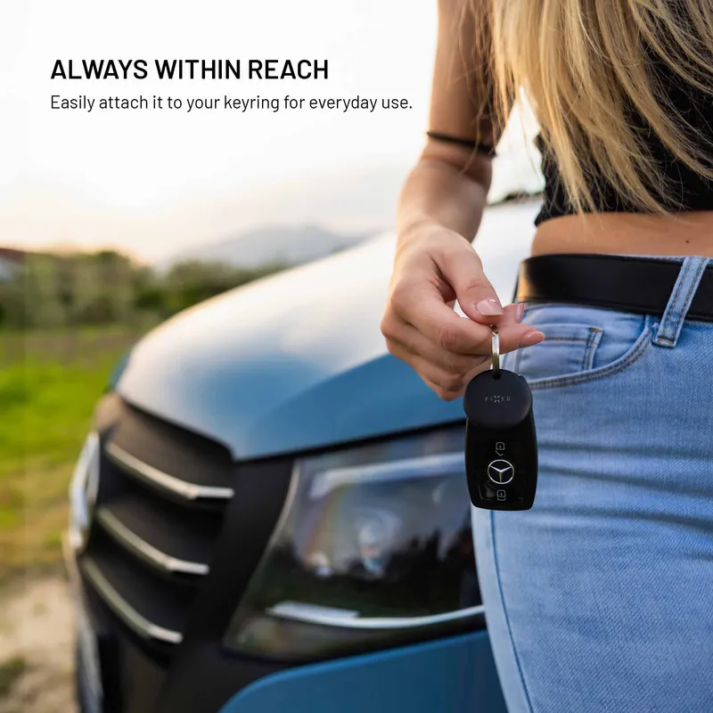 FIXED TAG Dual Tracker locator for Apple and Android Black - 8018829