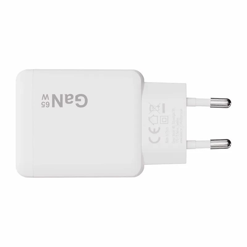 X2O 65W Dual SLIM Home Charger SET USB-C/C GaN 1.5m White - 3401057