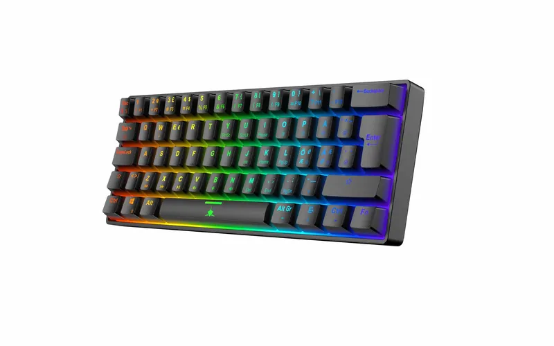 White Shark SHINOBI-2 Wired Mechanical Gaming Keyboard 60% Black - 9590075