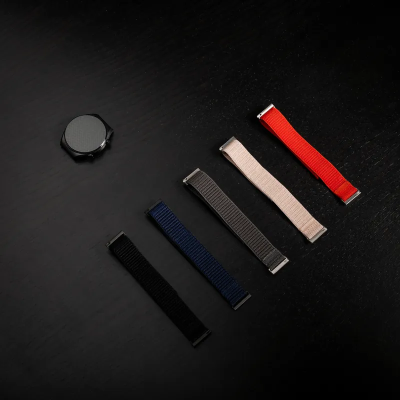 FIXED Nylon Strap for Smartwatch Universal 18 mm Dark Grey - 8019179